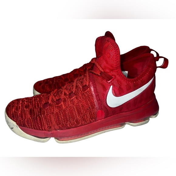 Size 12 - Nike KD 9 Varsity Red 2017 - Picture 1 of 10